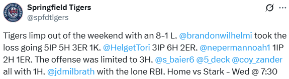 Leavenworth Result Tweet