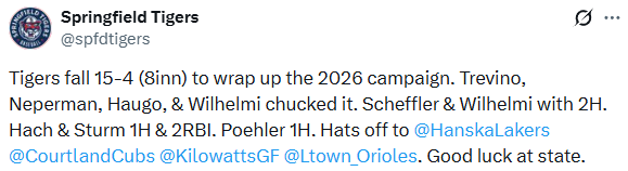 Leavenworth Result Tweet